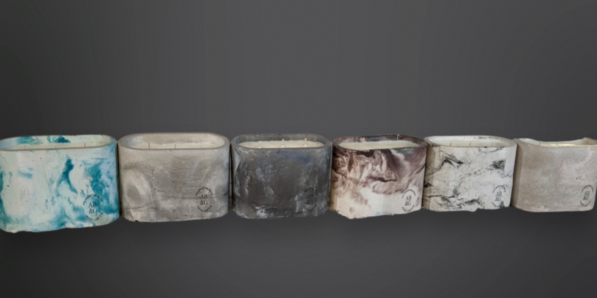 Concrete Coconut wax candles 11oz.  Hiding Place, Embrace, Serenity, F.LN.O. , Royalty, Rose of Sharon